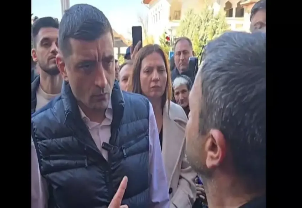 George Simion a ajuns la protestul minerilor din Târgu Jiu - VIDEO