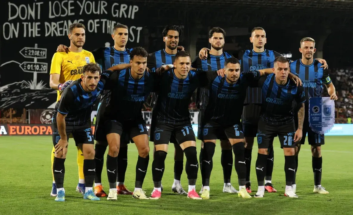 Universitatea Craiova și-a aflat adversarele din Conference League. Meciuri cu Brighton și Getafe