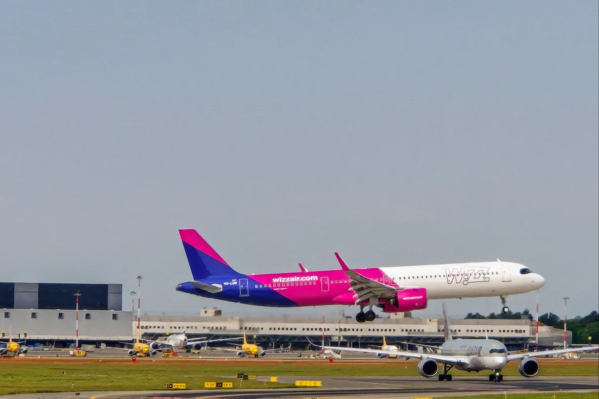 Zbor Wizz Air Oradea-Bergamo deviat la Budapesta din cauza unor probleme tehnice