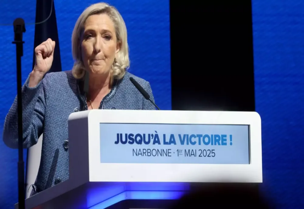 Marine Le Pen, condamnată la trei ani de închisoare, dintre care doi cu suspendare