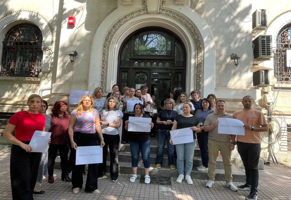 Revoltă la Trezoreria București. Angajații au declanșat un protest spontan
