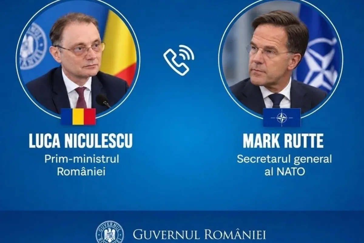 Luca Niculescu și Mark Rutte