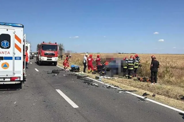 Accident grav în Dolj, pe DN 65C: o femeie a murit, iar trei persoane au ajuns la spital