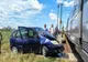 Mașină lovită de tren în județul Constața