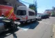 Dezastru provocat de un șofer de autobuz băut în Mediaș. Avea 1,26 mg/l alcool și a lovit 12 mașini: 22 de persoane au fost implicate