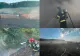 Incendiu de amploare în județul Sibiu. Flăcările au cuprins 10 hectare de vegetație uscată și o groapă de gunoi dezafectată-FOTO